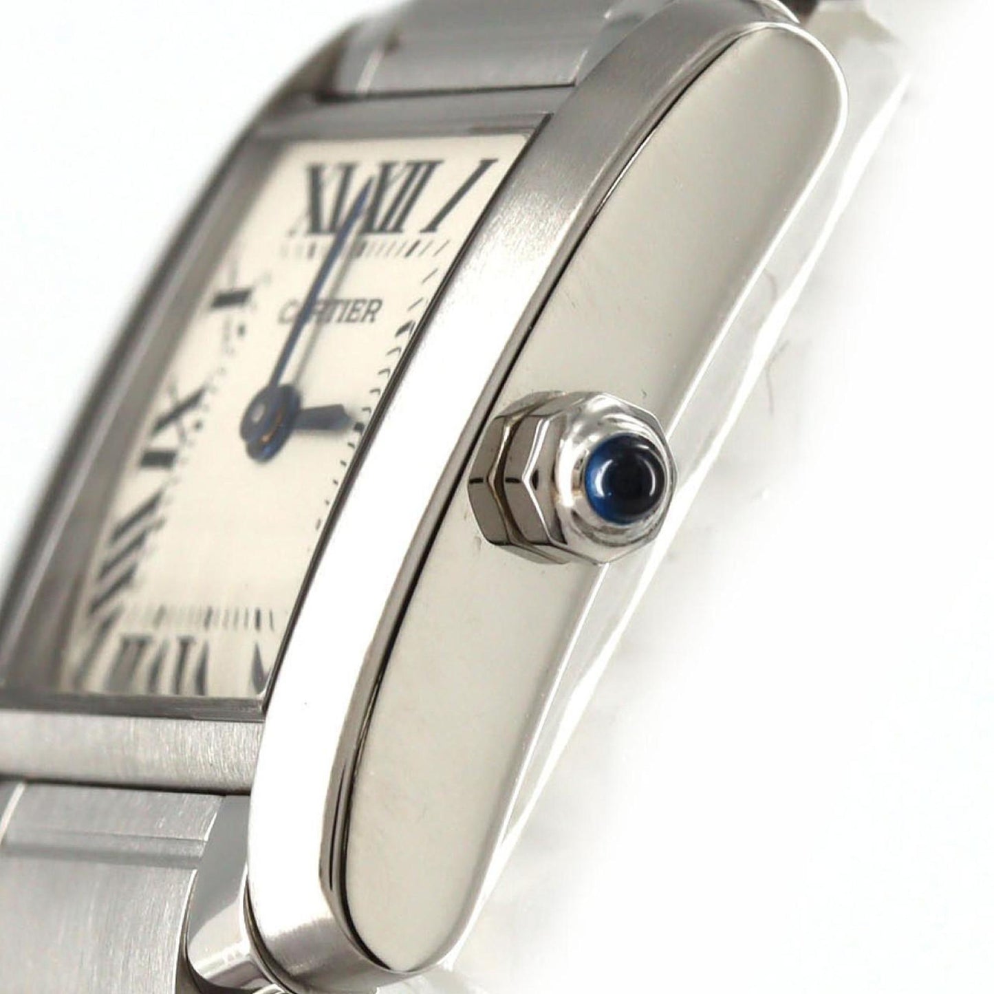 Cartier Tank Franaise SM W51008Q3 Stainless Steel Quartz Watch