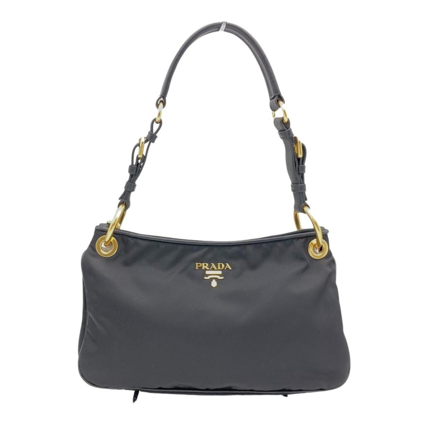 Prada Shoulder Bag Nylon Br4894 Black