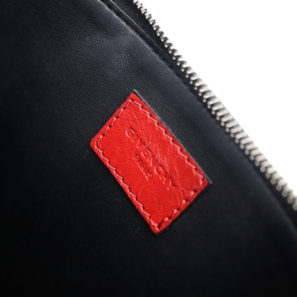 Givenchy Pouch Second Bag Leather Red Black White Clutch 2107063008158R1