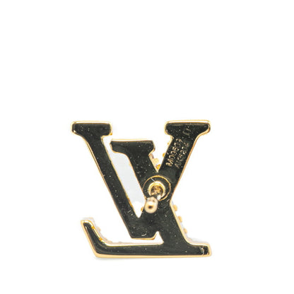Louis Vuitton Lv Iconic Strass Earrings M00609 Gold Plated Rhinestones