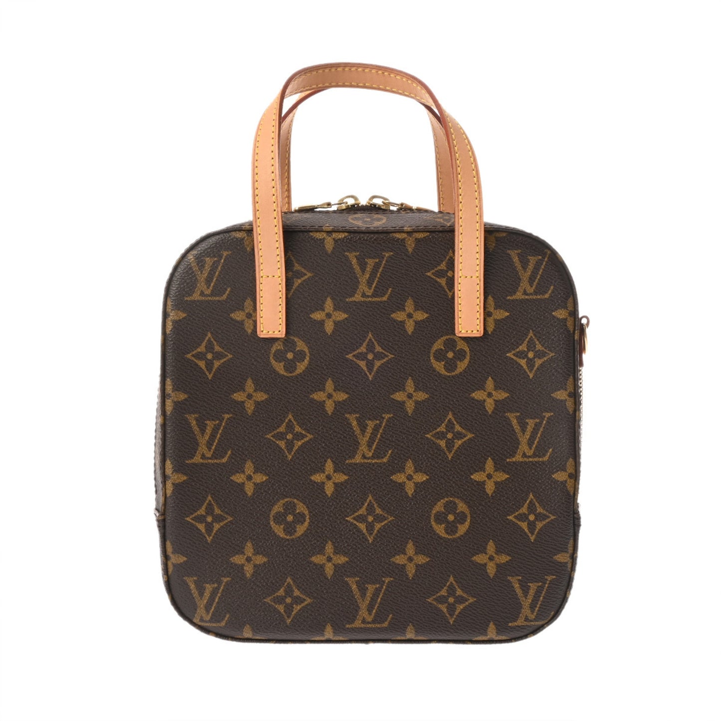 Louis Vuitton Monogram Spontini 2-Way Brown M47500 Women'S Canvas Handbag