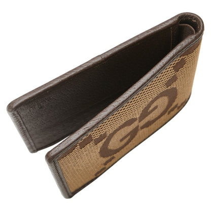 Gucci Jumbo Gg Bifold Wallet 699308 Brown Canvas