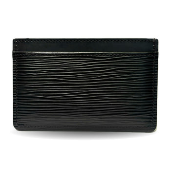 Louis Vuitton Porte Carte Sample Epi Business Card Holder/Card Case Pass Black Leather M63512 Louis