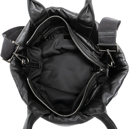 Prada 2-Way Shoulder Bag/Handbag 1Bg959 Navy/Black Nylon/Leather