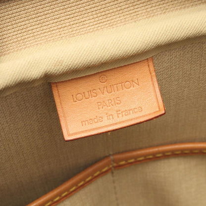Louis Vuitton Deauville Bowling Vanity Monogram Handbag In Coated Canvas And Leather