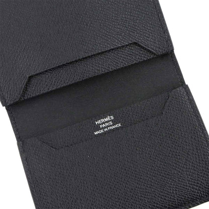 Hermes Herms Bearn Monochrome So Black Card Case
