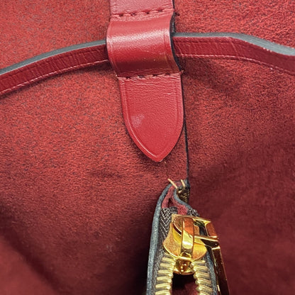 Louis Vuitton Damier Neonoe Shoulder Bag N40214 Ebene Cherry Berry