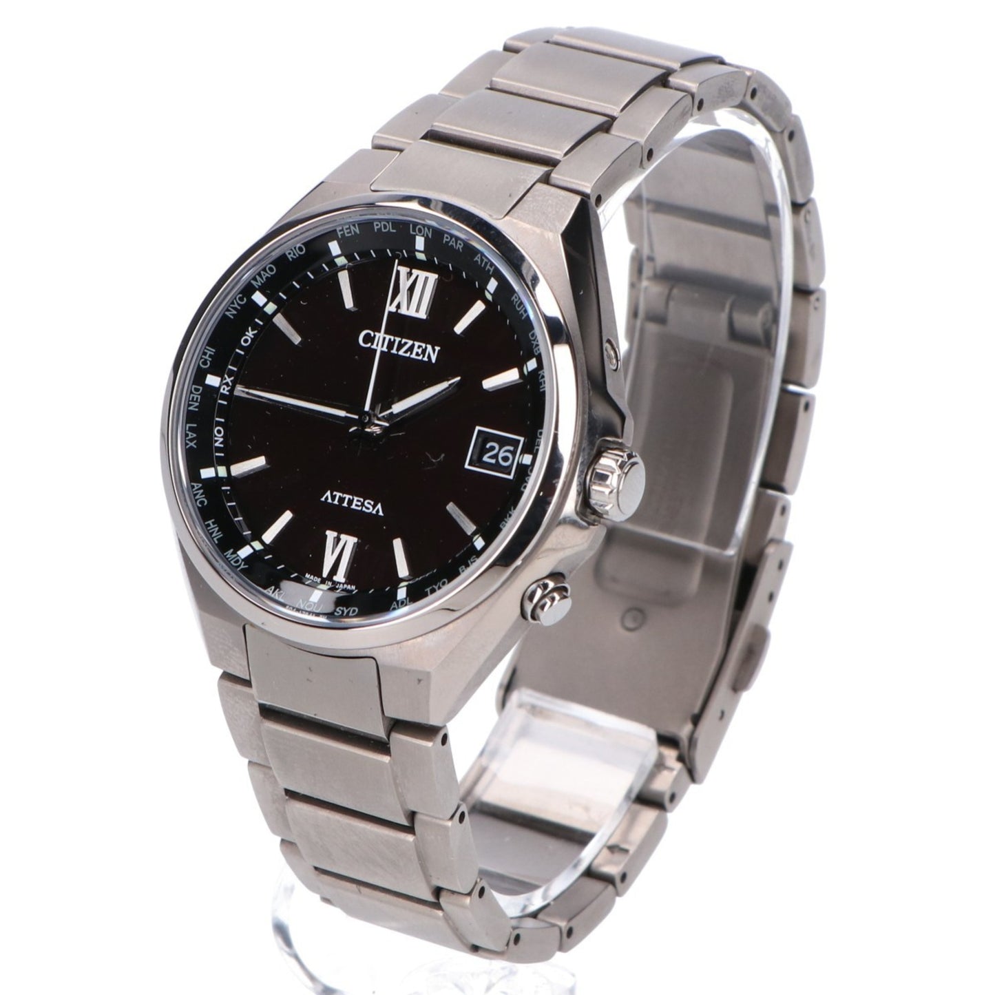 Citizen Cb1120-50G H149 Attesa Perpetual Calendar Eco-Drive Radio-Controlled Wristwatch