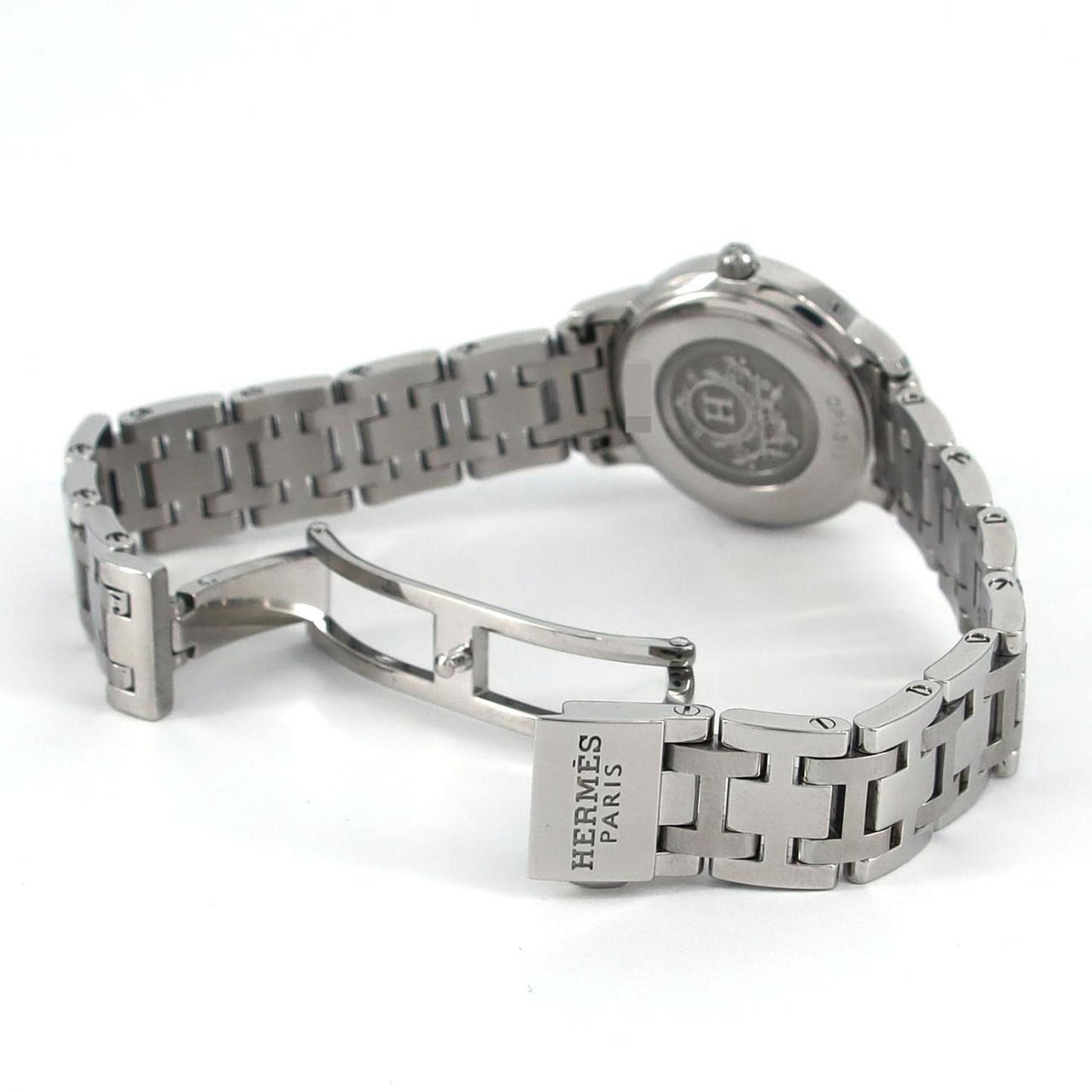 Hermes Clipper Classic Cp1.210 Ss Quartz Watch