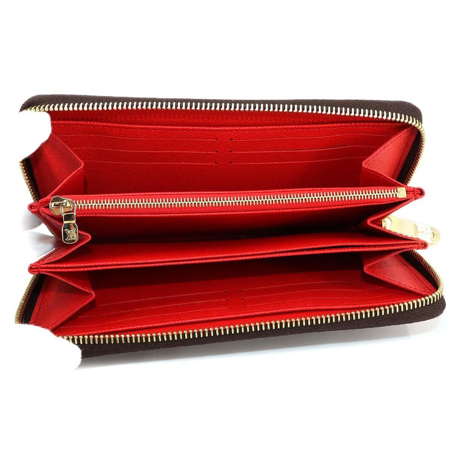 Louis Vuitton Monogram Zippy Wallet Round Long Coquelicot M41896 Rfid