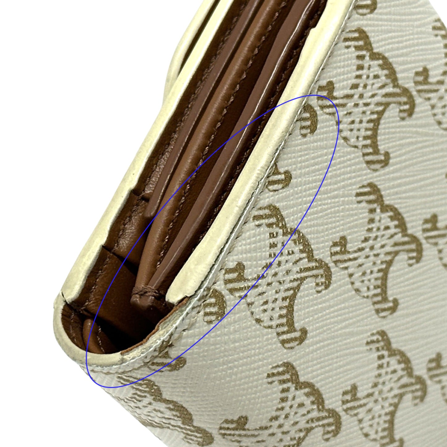 Celine Triomphe Tri-Fold Wallet For Women