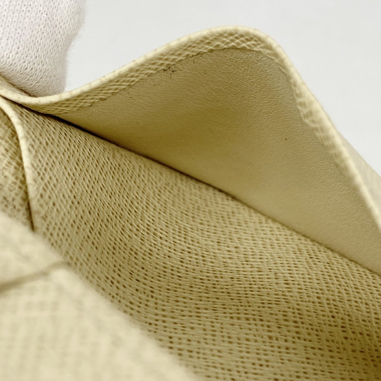 Louis Vuitton Damier Azur Envelope Carte De Visite Card Case N61746 White