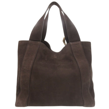 Gucci 296877 Nubuck Leather Brown Tote Bag Handbag 0256 Gucci