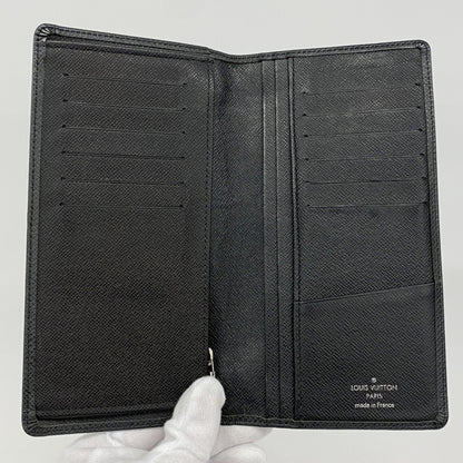Louis Vuitton Taiga Portefeuille Brazza Long Wallet M32572 Ardoise