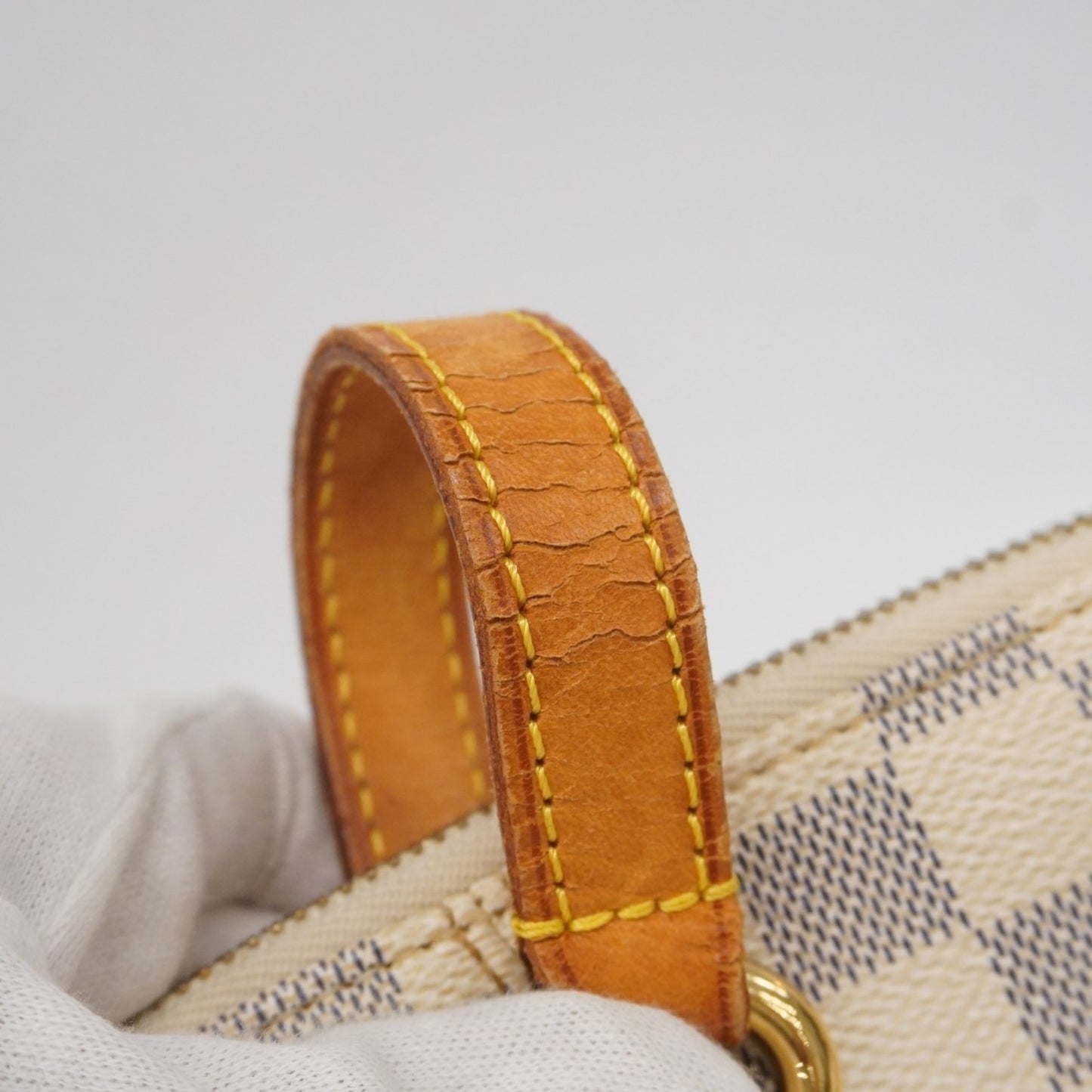 Louis Vuitton Damier Azur Totally Pm Tote Bag N51262 White