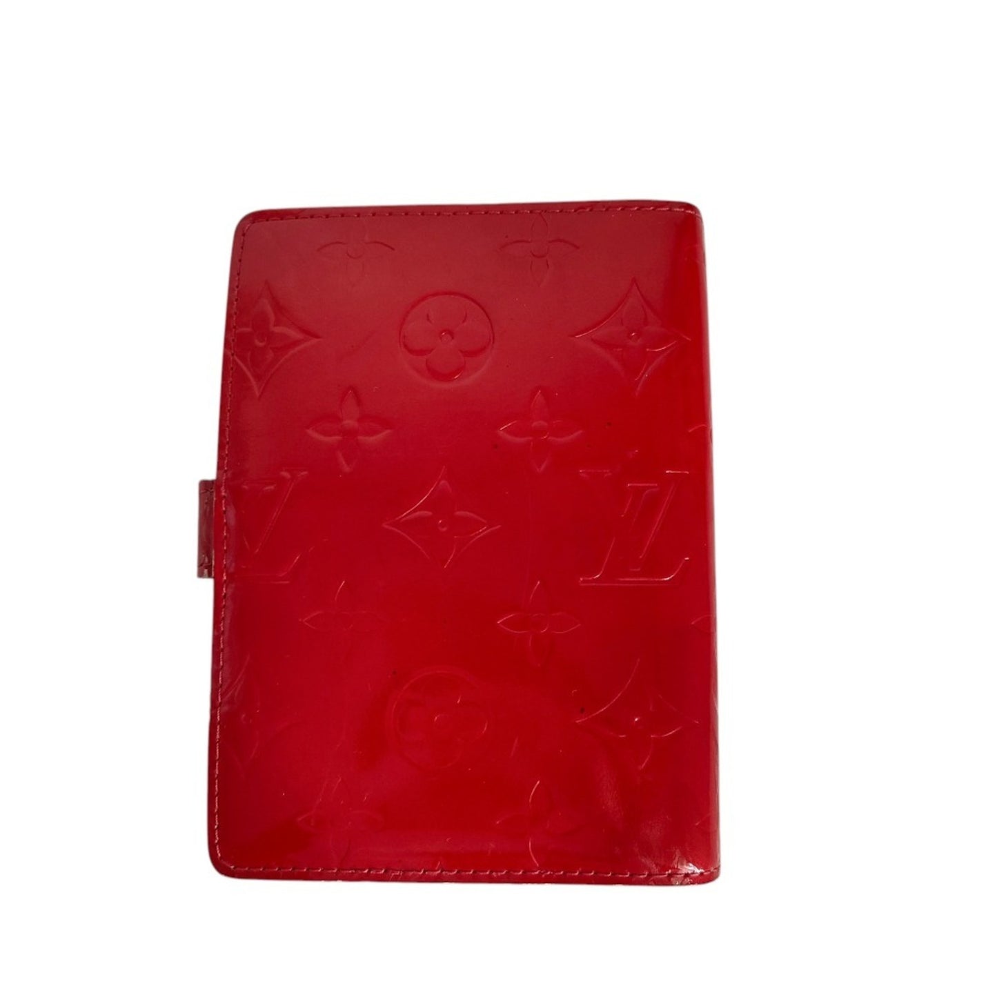 Louis Vuitton Vernis Agenda Pm 6-Ring Notebook Cover R21003 Rouge Red