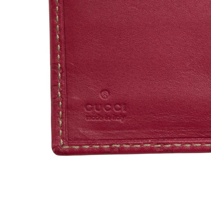 Pink Leather Notebook Cover 115240 for Women - Gucci Guccissima