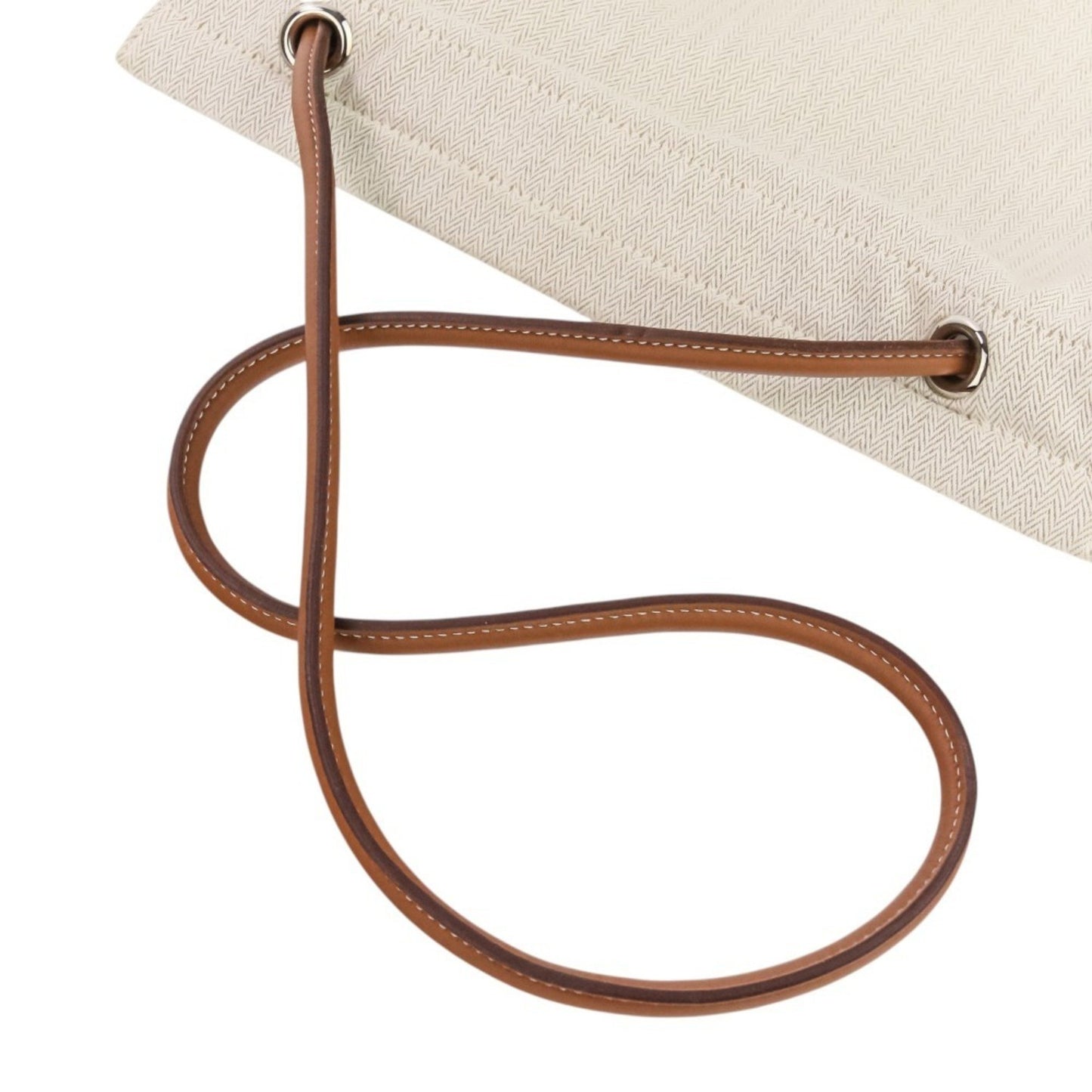 Hermes Aline Mm Toile Chevron One-Shoulder Bag