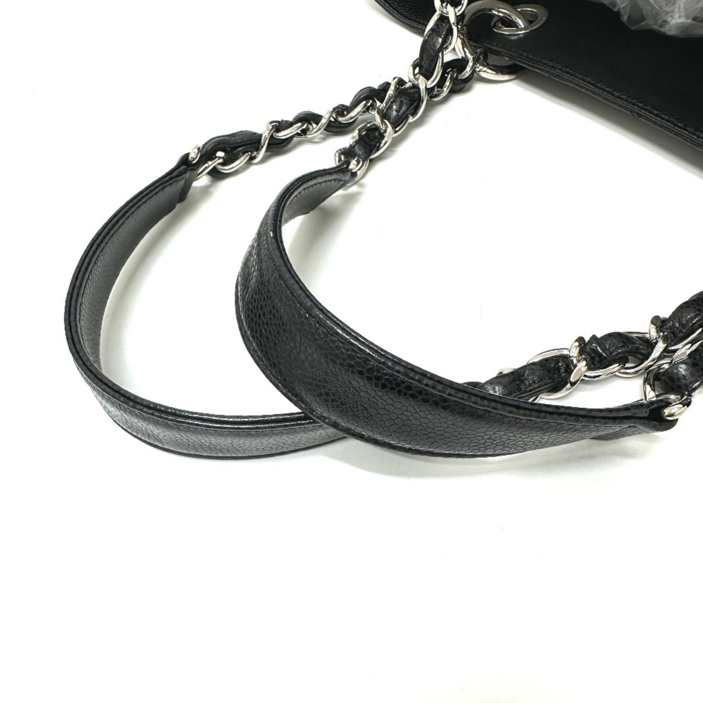 Chanel A50995 Cc Coco Mark Matelasse Gst Bag Chain Handbag Shoulder Tote Caviar Skin