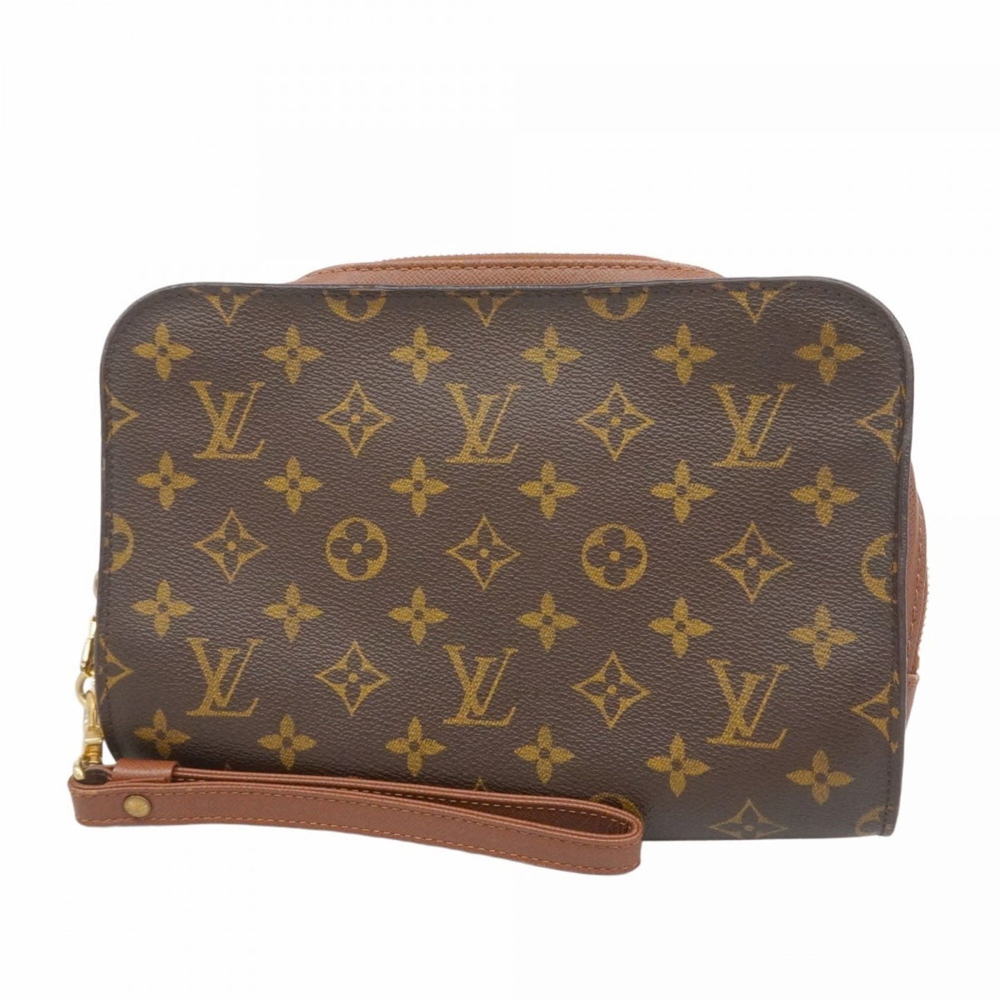 Louis Vuitton Monogram Orsay Clutch Bag M51790 Brown