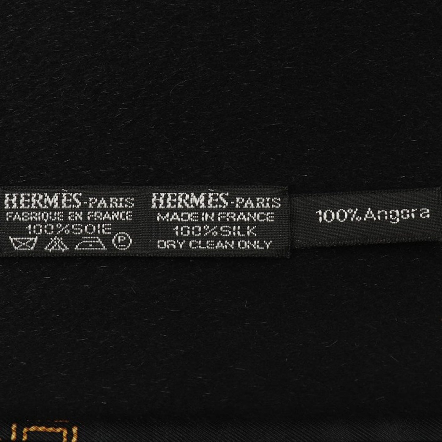 Hermes Silk X Angora Black