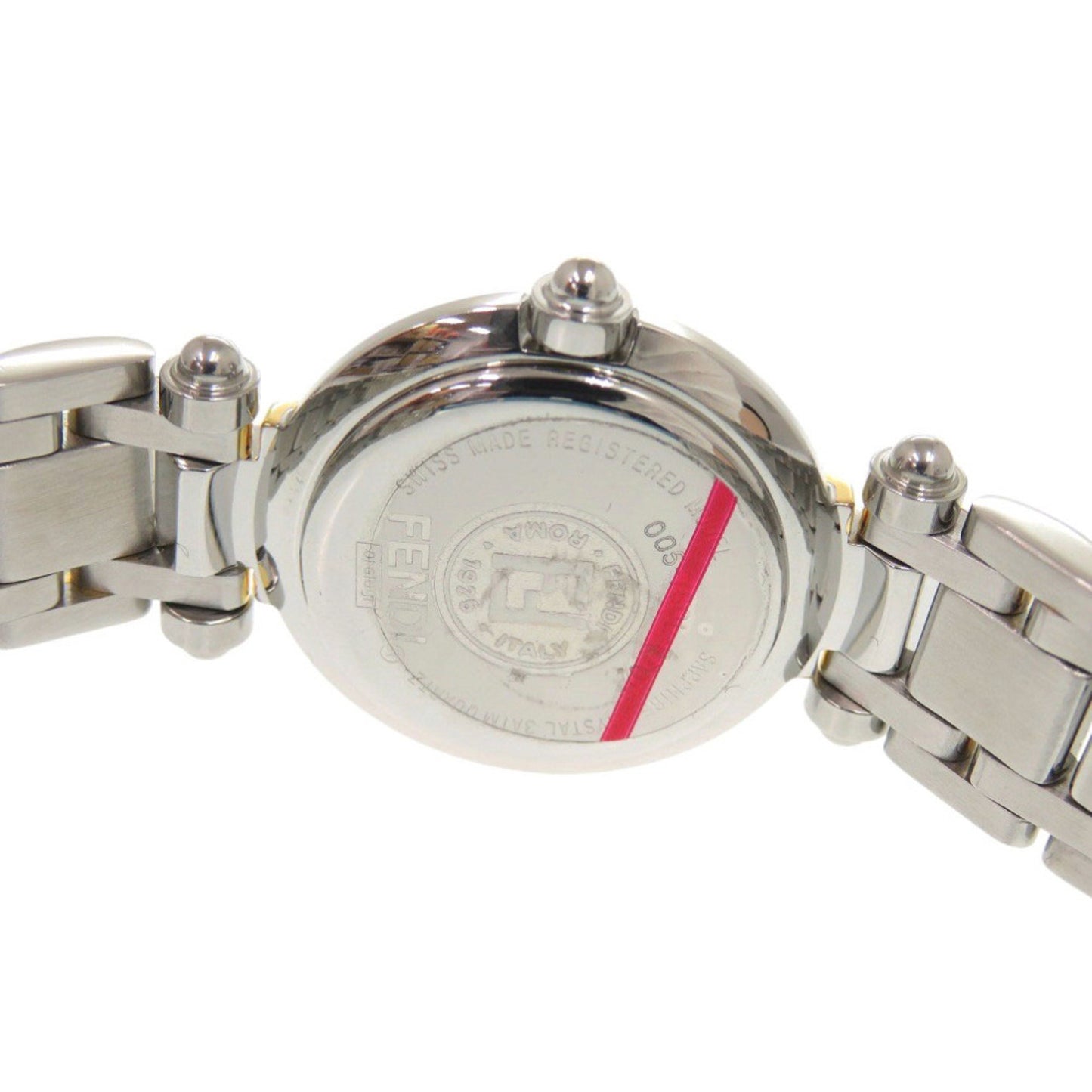 Fendi 760L Stainless Steel Black Gold Silver Quartz Watch