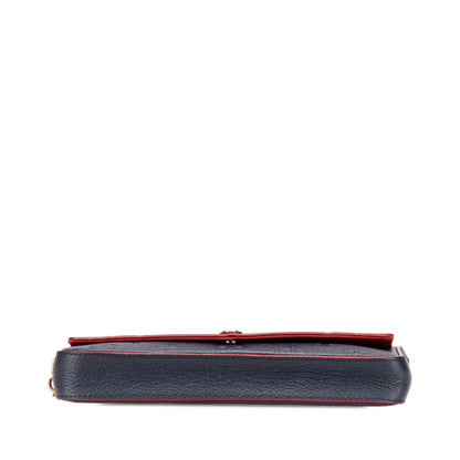 Louis Vuitton Monogram Empreinte Pochette Felicie Crossbody Chain Shoulder Bag M64099 Marine Rouge