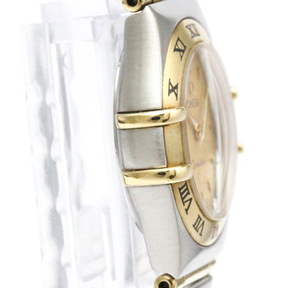 Omega Constellation 18K Gold Steel Quartz