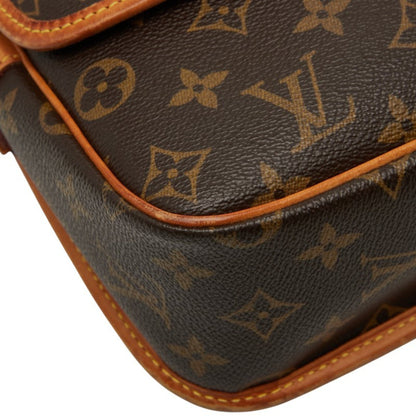 Louis Vuitton Monogram Sologne Crossbody Shoulder Bag M42250 Brown Leather