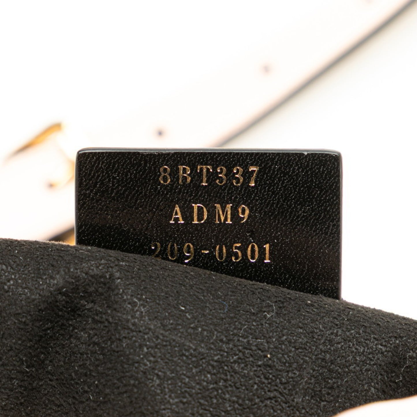 Fendi Logo Shoulder Bag 8Bt337 Pink Leather