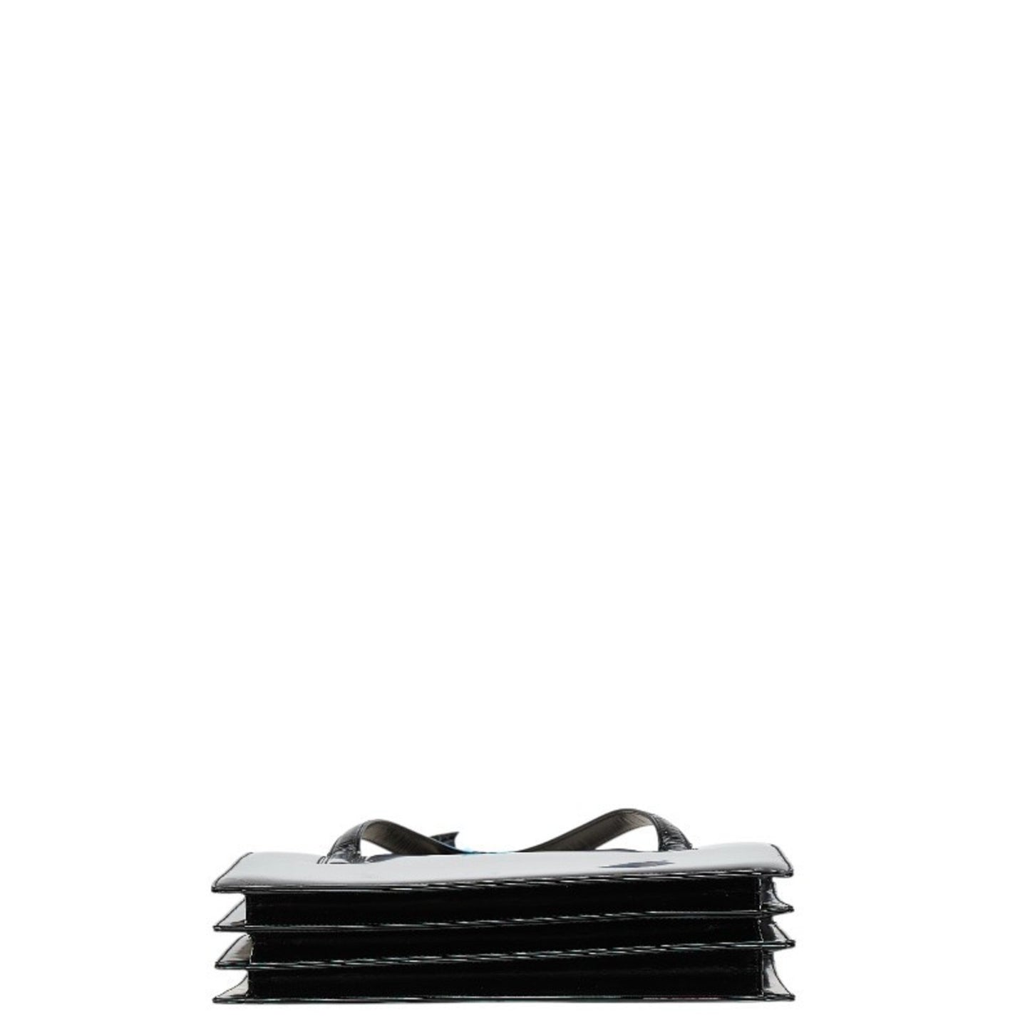 Salvatore Ferragamo Gancini Shoulder Bag Tote E217663 Black Leather