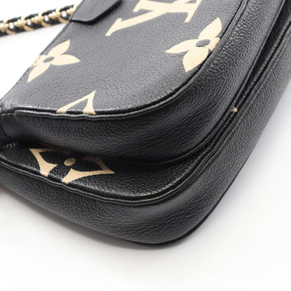 Louis Vuitton Multi Pochette Accessoires Two-Tone Leather Shoulder Bag