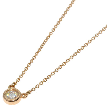 Tiffany By The Yard 1P Diamond Necklace In 18K Pink Gold