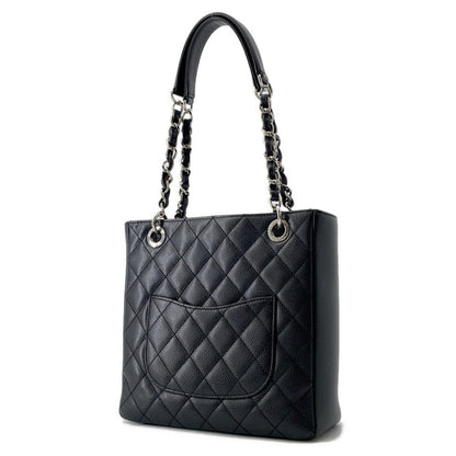 Chanel Matelasse Coco Mark Tote Bag A50994 Shoulder Pst Black