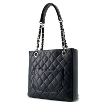 Chanel Matelasse Coco Mark Tote Bag A50994 Shoulder Pst Black