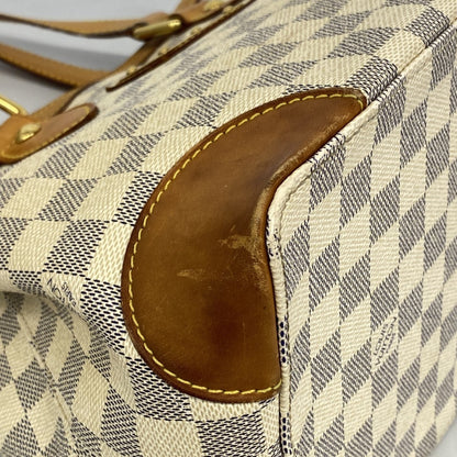 Louis Vuitton Damier Azur Hampstead Pm Tote Bag N51207 White