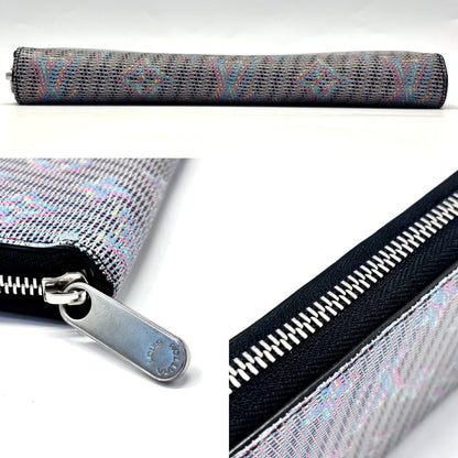 Louis Vuitton Zippy Wallet Monogram Lv Pop Round Long Glitter Cyberpunk Multicolor M68662 Louis