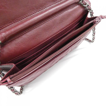 Leather Chanel Chain/ Shoulder Wallet