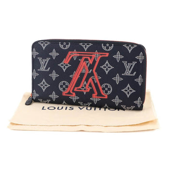 Louis Vuitton Monogram Ink Upside Down Zippy Organizer Round Long Wallet M62931