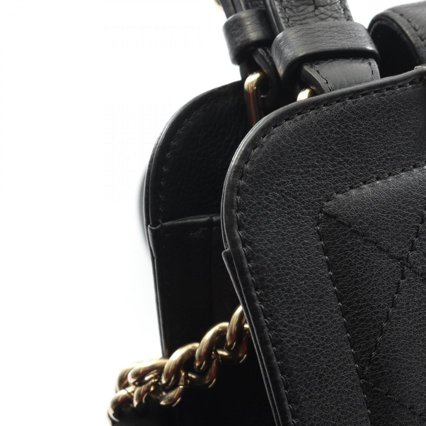 Chanel Matelasse Shoulder Bag In Grained Calfskin Leather