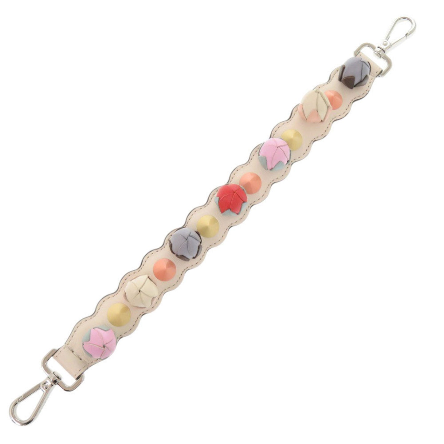 Fendi Mini Strap You Leather Beige Multicolor Handle 0455 Fendi