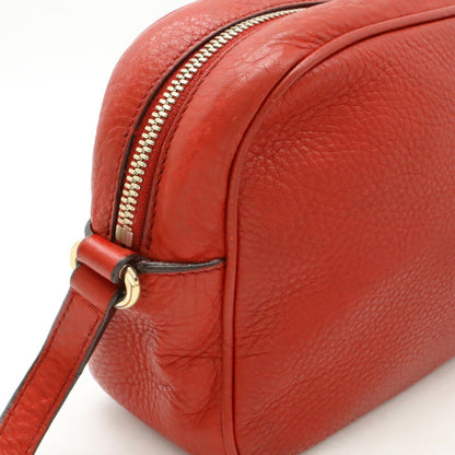 Gucci Soho Small Disco Tassel Shoulder Bag/Pochette In Red Leather
