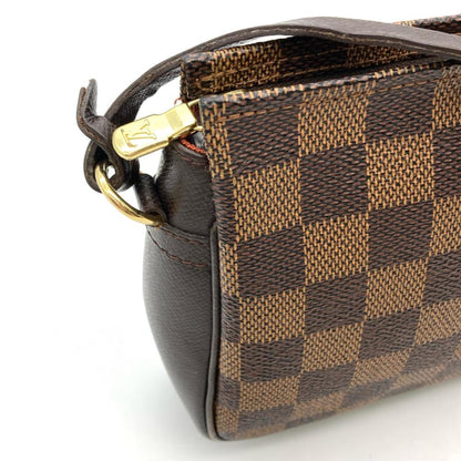 Louis Vuitton Truth Makeup Pochette Hand Pouch Damier Ebene N51982 Brown No1918