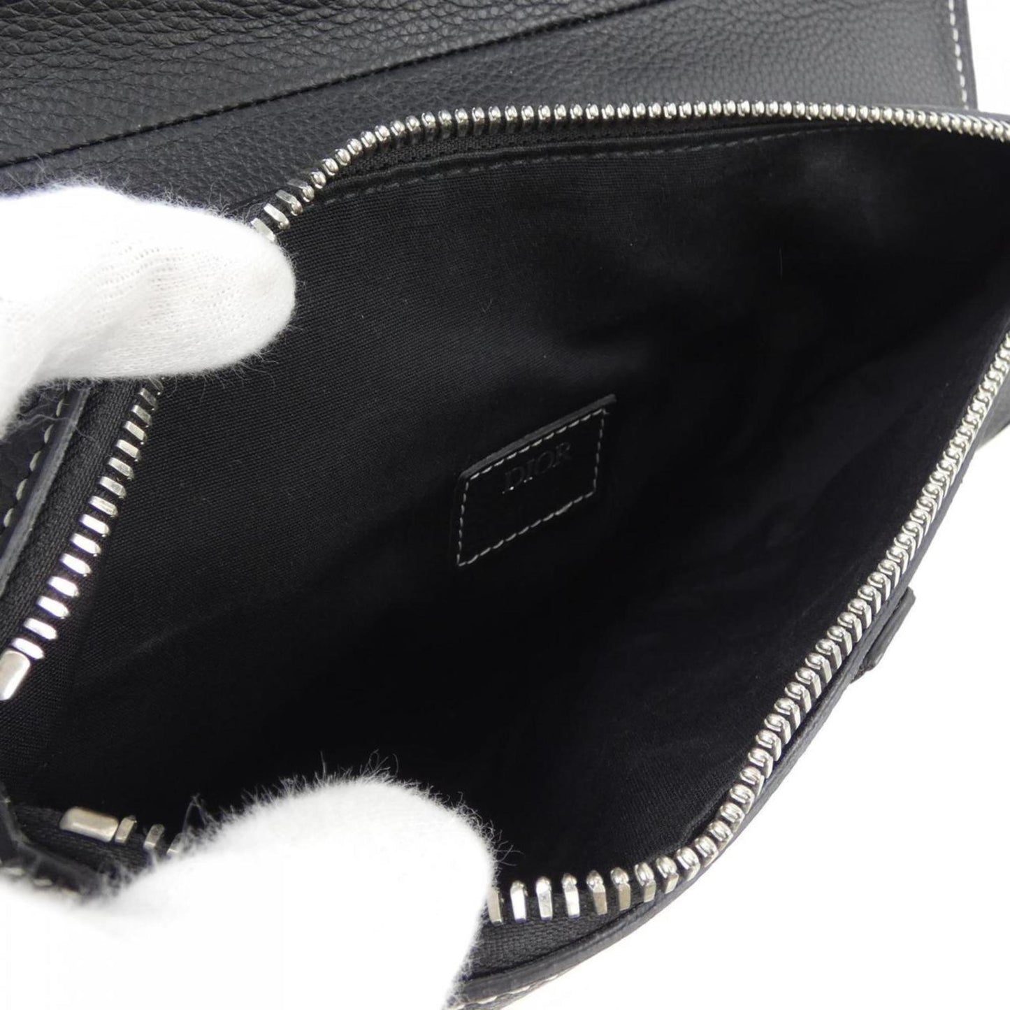 Leather Christian Dior Handbag