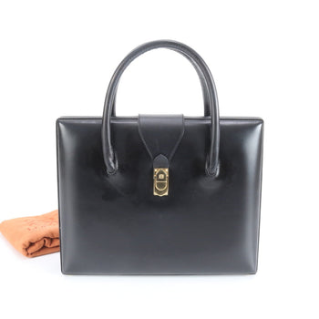 Loewe Leather Tote Handbag In Navy