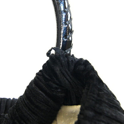 Giorgio Armani Handbag In Black Velour