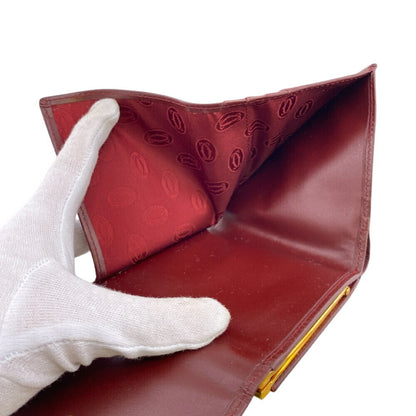 Cartier Bordeaux Compact Wallet