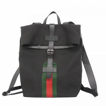 Gucci Backpack/Daypack Sherry Line 619749 Nylon Black