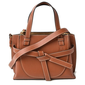 Loewe Handbag/Gate/Shoulder Bag 2Way Bag Leather Brown 321.56.Z99