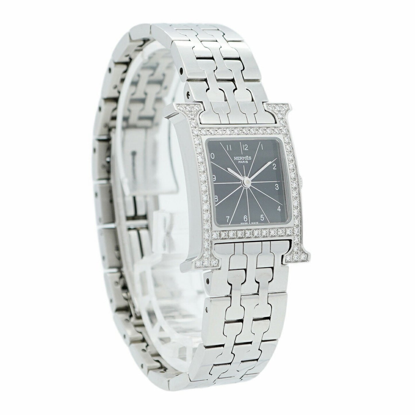 Herms H Watch Hh1.230 Black Dial